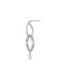 Carlton London Rhodium Plated White Pearl Drop Earring For Women Online Hot Sale