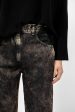 Printed Trouser Black Beige on Sale