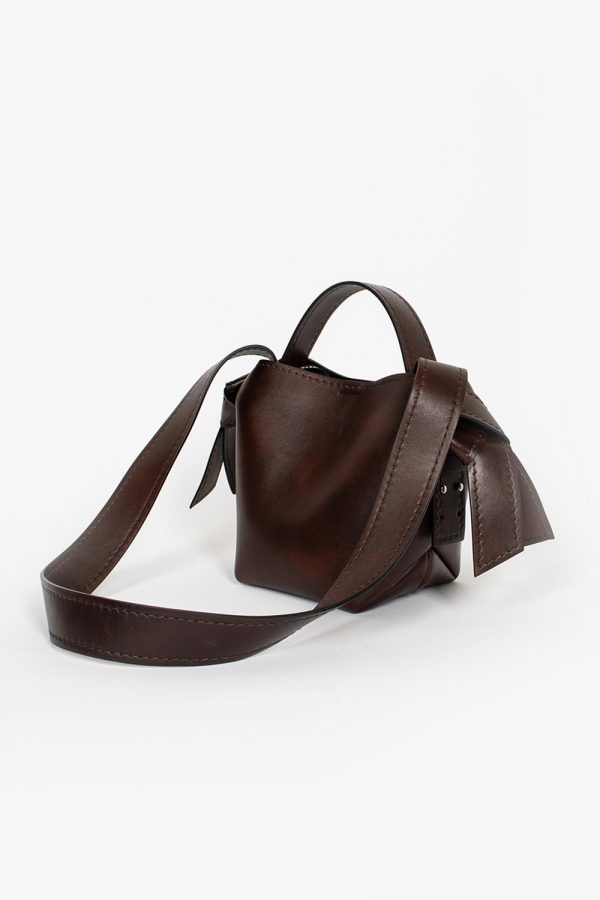 Musubi Mini Shoulder Bag Dark Brown Cheap