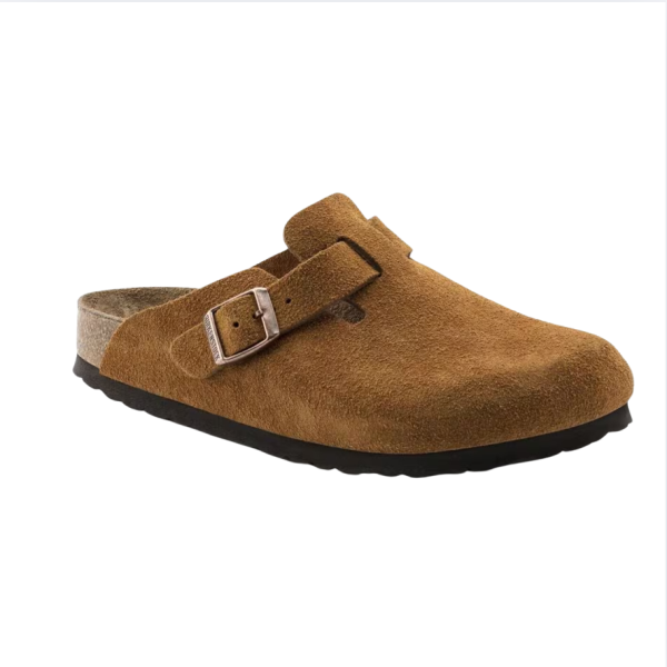 Boston Soft Footbed Suede Leather Mink For Discount