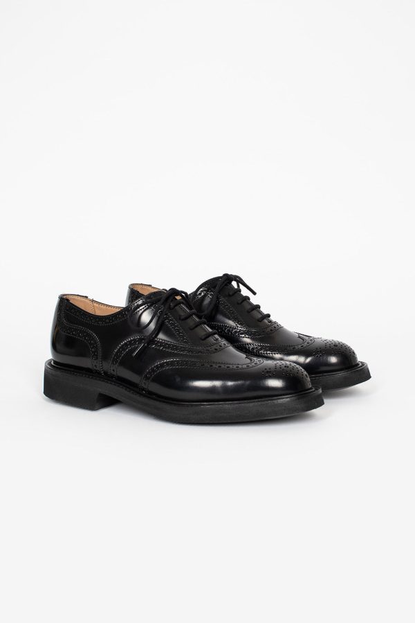 Kara Bookbinder Brogue Black Discount