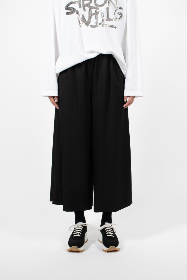 Wide Leg Pant Black Cheap