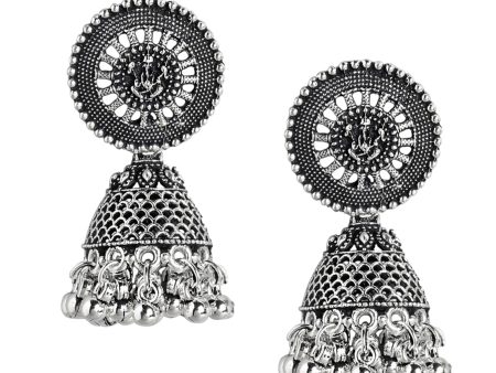 Silver Plated & Oxidised Fancy Jhumki For Women Online now