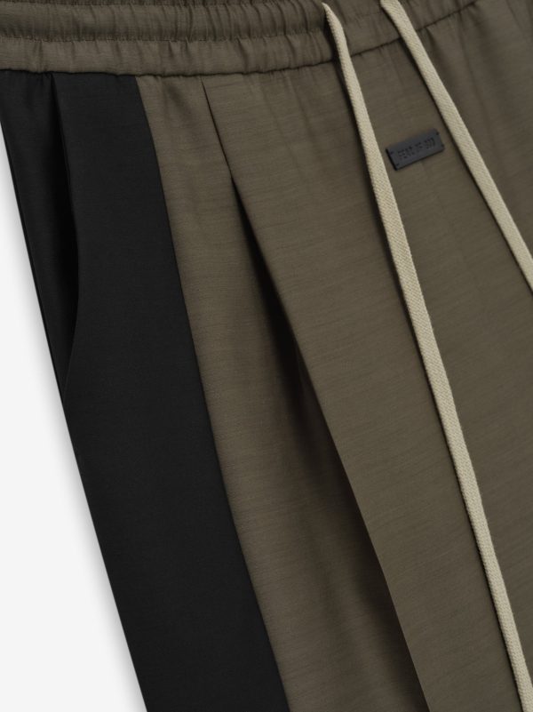 Wool Silk Side Stripe Pants Sale