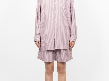 Birkenstock 1774 Pyjama Shorts Mauve Stripes Online Hot Sale