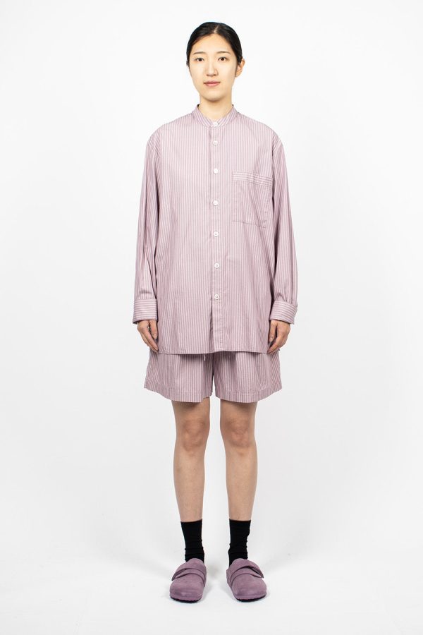 Birkenstock 1774 Pyjama Shorts Mauve Stripes Online Hot Sale