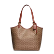 Coach Day Tote Bag In Signature Canvas on Sale