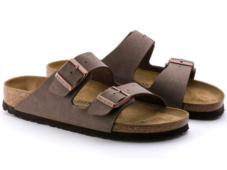 Birkenstock Women s Arizona Birkibuc - Mocha For Cheap