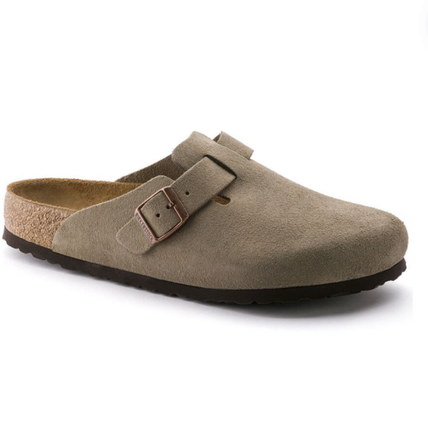 Boston Taupe Suede Narrow Cheap