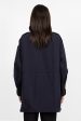 Bickle Gabardine Coat Navy For Cheap