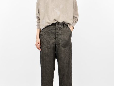 Wide Leg Trouser Charcoal Grey Online Sale