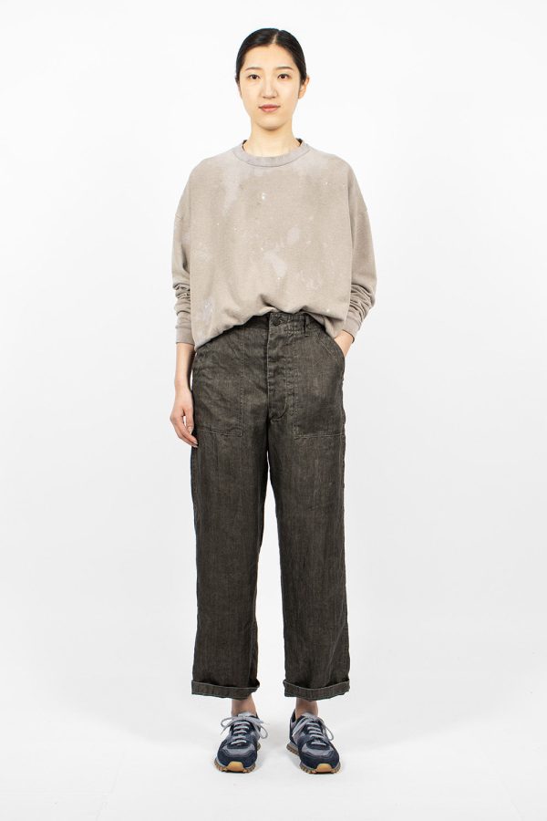 Wide Leg Trouser Charcoal Grey Online Sale