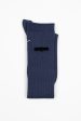 ANP-118AHS Ribbon Knee Sock Navy Hot on Sale