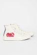 Comme Des Garçons PLAY X Chuck Taylor 1970s Hi Milk White Sale