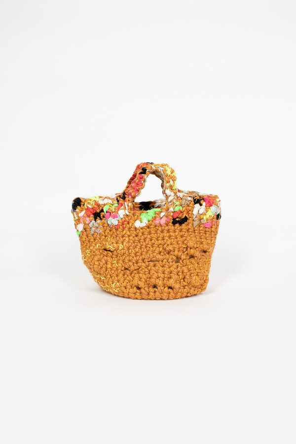 Crochet Bag Camel Cheap