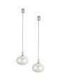 Rhodium Plated Fancy Drop Earring With Dangling Pearl…. For Discount