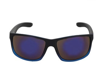 Carlton London Black & Blue Toned Uv Protected Sports Sunglasses For Men Online