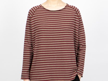 40_241 Raglan Jumper Red Stripe For Cheap