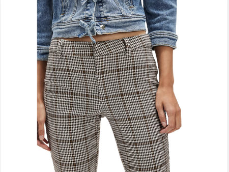 Molly Slim Plaid Pants Supply