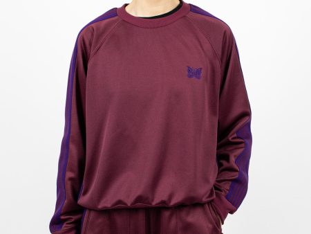 Track Sweatshirt Wine Online Sale