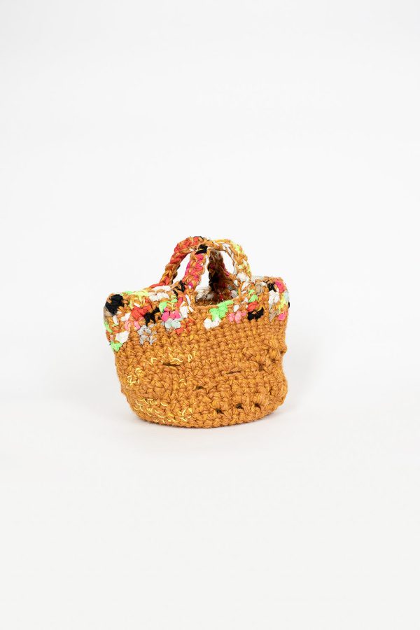 Crochet Bag Camel Cheap