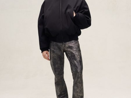 Weighted Twill Bomber Sale