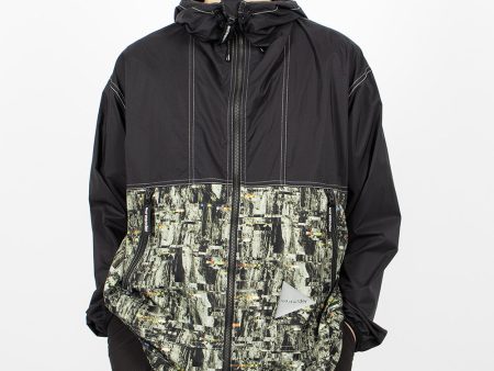 Pertex Printed Wind Jacket Black Online now