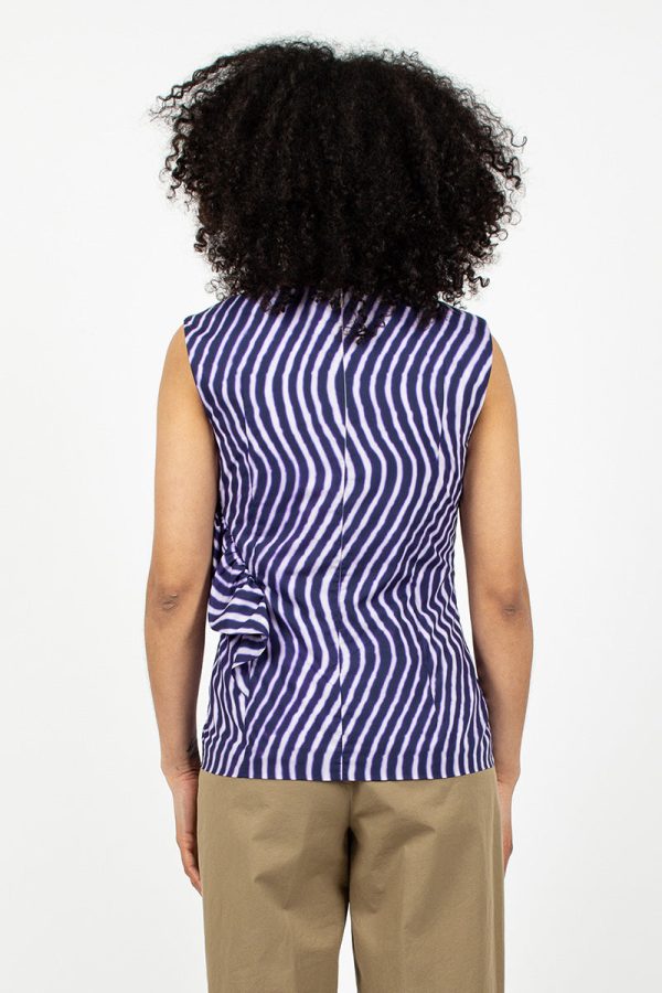 Spiral Top Purple Print For Cheap