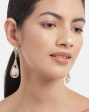 Tear Drop Rose Gold Plated With Crystal Classic Drop Earring Fashion