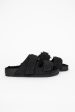 Uji VL Cazador Shearling Sandal Slate Online