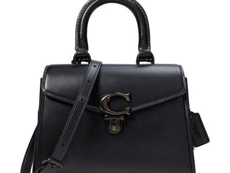 Coach Luxe Refined Calf Leather Sammy Top Handle 21 For Sale