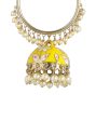 Gold Plated Kundan Pearl Jhumka Earring For Women Online