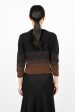 Embellished Knit Cardigan Chocolate Ombré Jet Online now