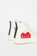 Comme Des Garçons PLAY X Chuck Taylor 1970s Hi Milk White Sale