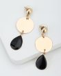 Carlton London Gold Plated Enamel Contemporary Drop Earring For Women Supply