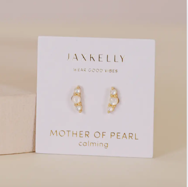 Crescent Gold Earrings For Cheap