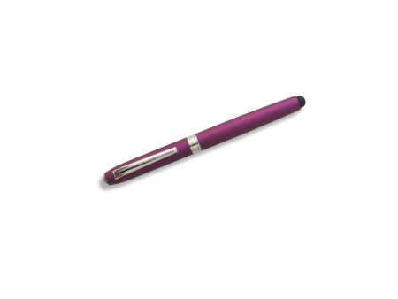 Carlton London Metallic Purple Pen with Stylus For Discount