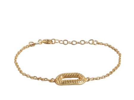 18Kt Gold Plated Charm Bracelet For Women Cheap