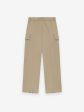 Weighted Twill Wide Leg Cargo Pants Sale