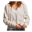 Ember Velour V-Neck Sweatshirt Hot on Sale