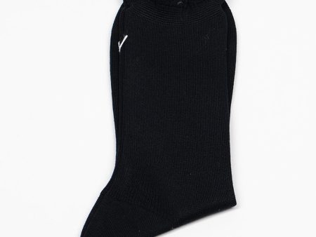 ANP-124 Organic Plain Socks Black Sale