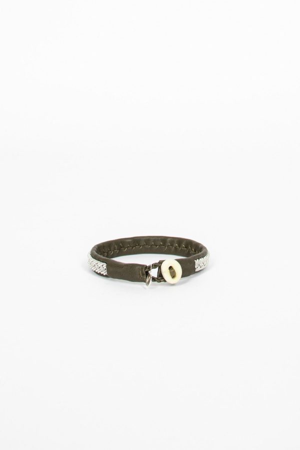 Khaki Hide A Bracelet 8 Online now