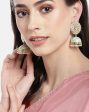 Gold Plated Pearl Enamel Jhumka Earring For Women Online now