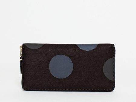 SA0110RD Classic Purse in Black Dot Discount