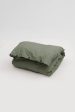 Percale King Duvet Olive Green Online Hot Sale