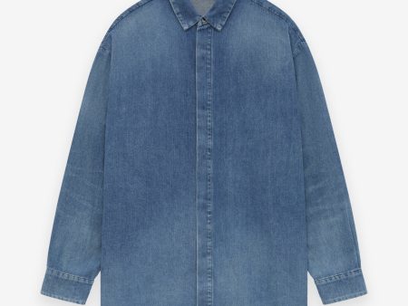 Vented Denim Shirt Online Sale