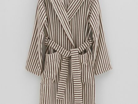 Hooded Bathrobe Kodiak Stripe For Discount