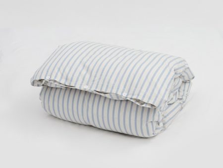 Percale King Duvet Cover Needle Stripes Cheap