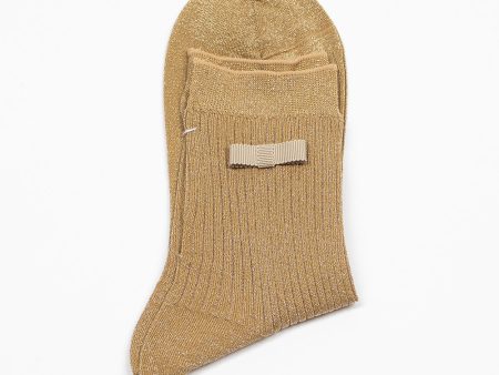 ANP-125 Ribbon Socks Gold Online