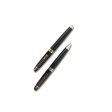 Carlton London Black & Gold Metal Pen - Premium Black and Gold Writing Instrument Fashion